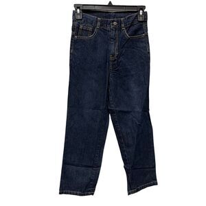 Calvin Klein Jeans Boys Size 7 Dark Wash Straight Leg Denim Pants